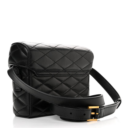 Saint Laurent Lambskin Quilted Monogram June Box Bag Black 3 of 14