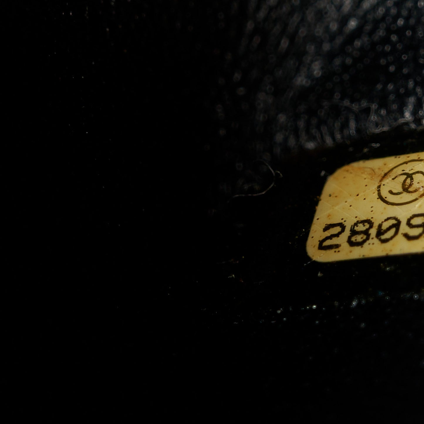 Aged Calfskin Quilted 2.55 Reissue Mini Flap  Black