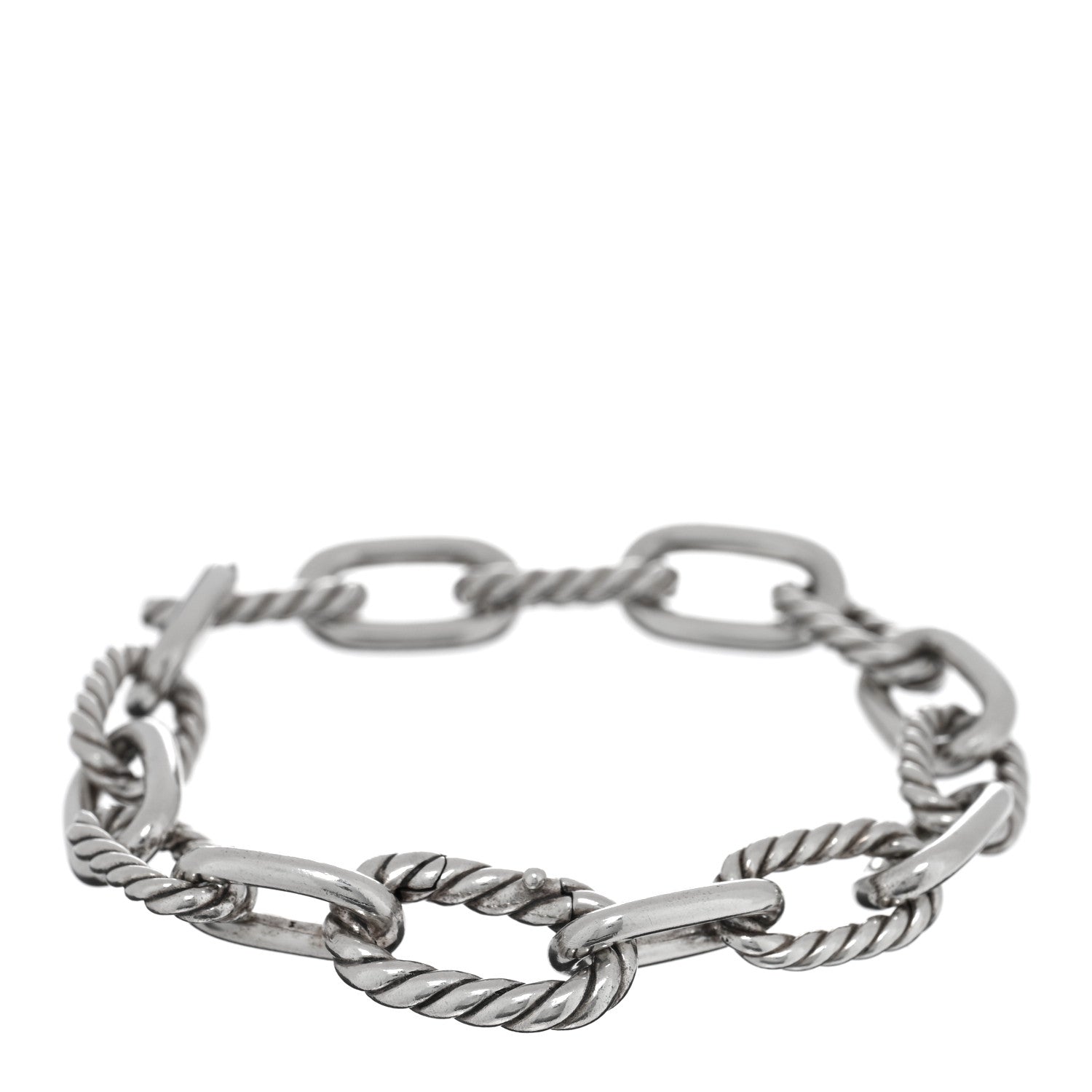 David Yurman Sterling Silver 8.5mm Madison Chain Bracelet 2 of 3