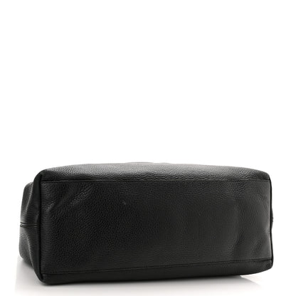 Gucci Pebbled Calfskin Medium Soho Chain Shoulder Bag Black 4 of 14