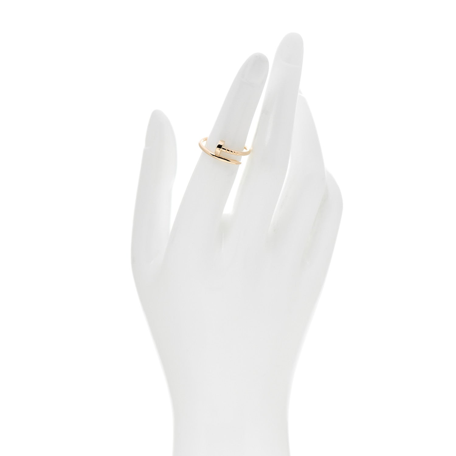 Cartier 18K Yellow Gold Small Juste Un Clou Ring 50 5.25 2 of 6