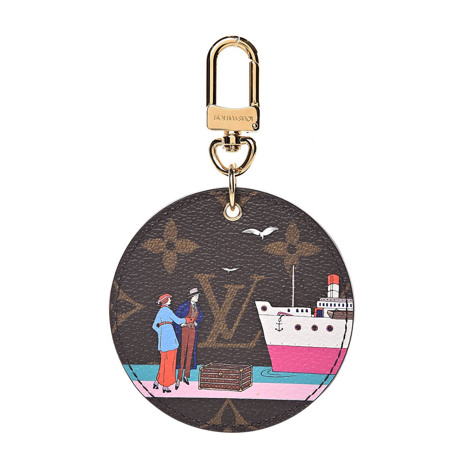 Louis Vuitton Monogram 2016 Christmas Animation Bag Charm Key Ring 1 of 4