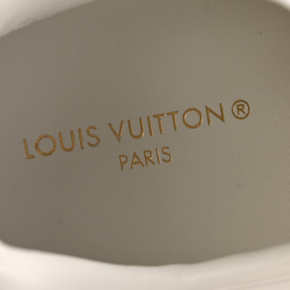 Louis Vuitton Calfskin Damier Azur Run Away Sneakers 39 White 7 of 9