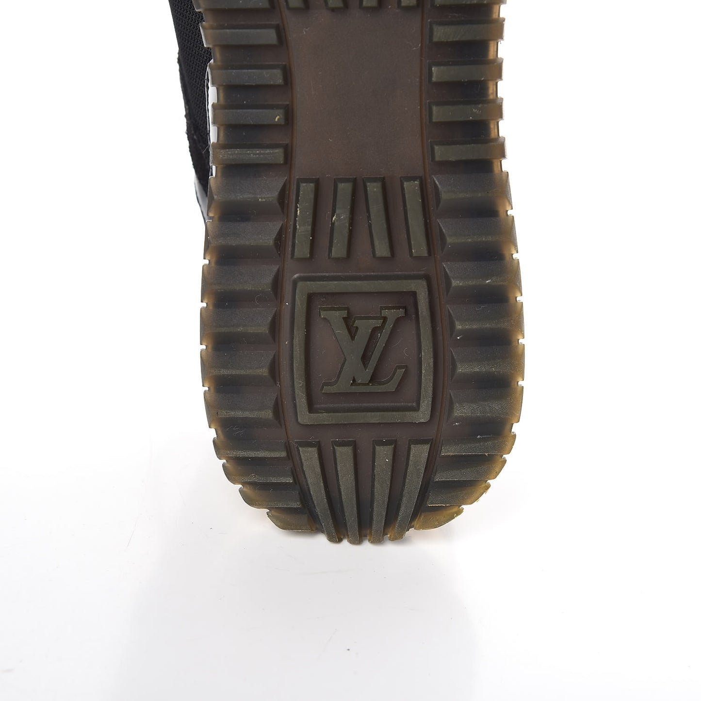 Suede Monogram Run Away Sneakers 38.5 Black
