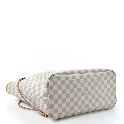 Louis Vuitton Damier Azur Neo Neverfull MM Rose Ballerine 3 of 11