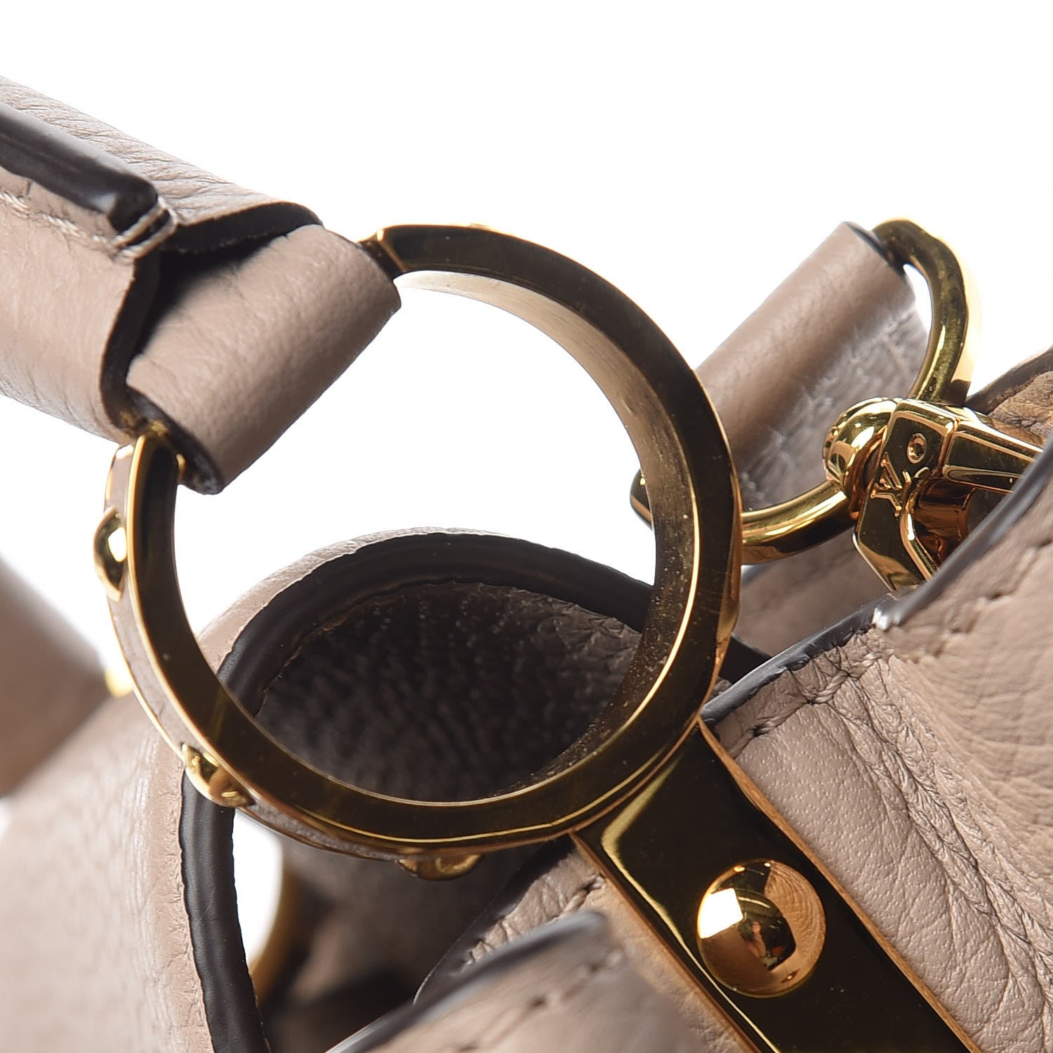 Louis Vuitton Taurillon Capucines BB Galet 11 of 11
