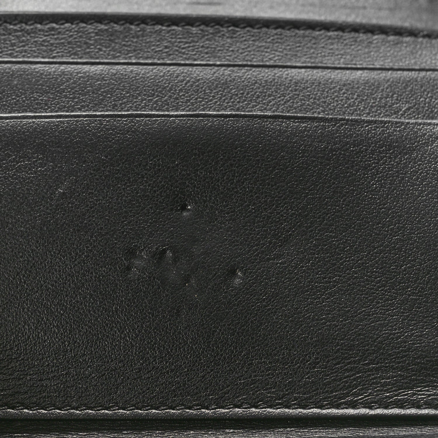 Celine Shiny Calfskin Small Triomphe Wallet Black 10 of 11
