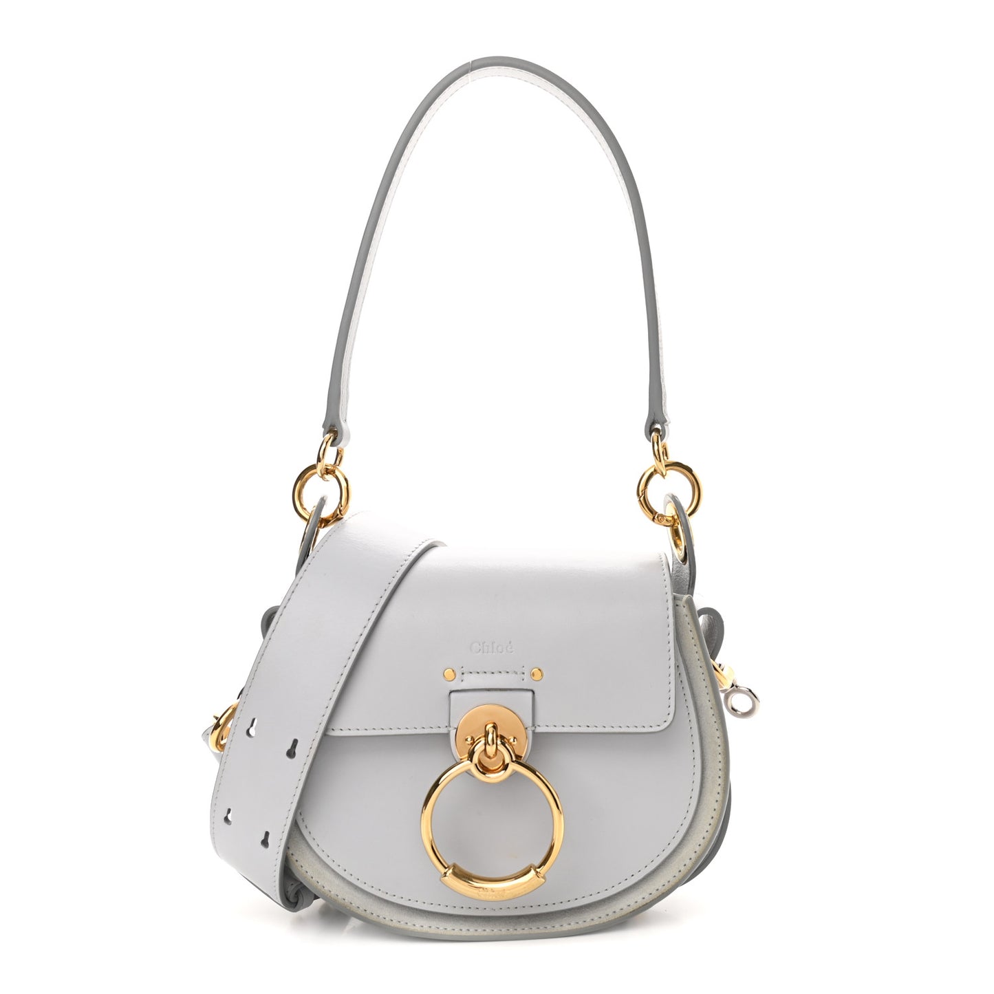 Calfskin Small Tess Bag Light Cloud