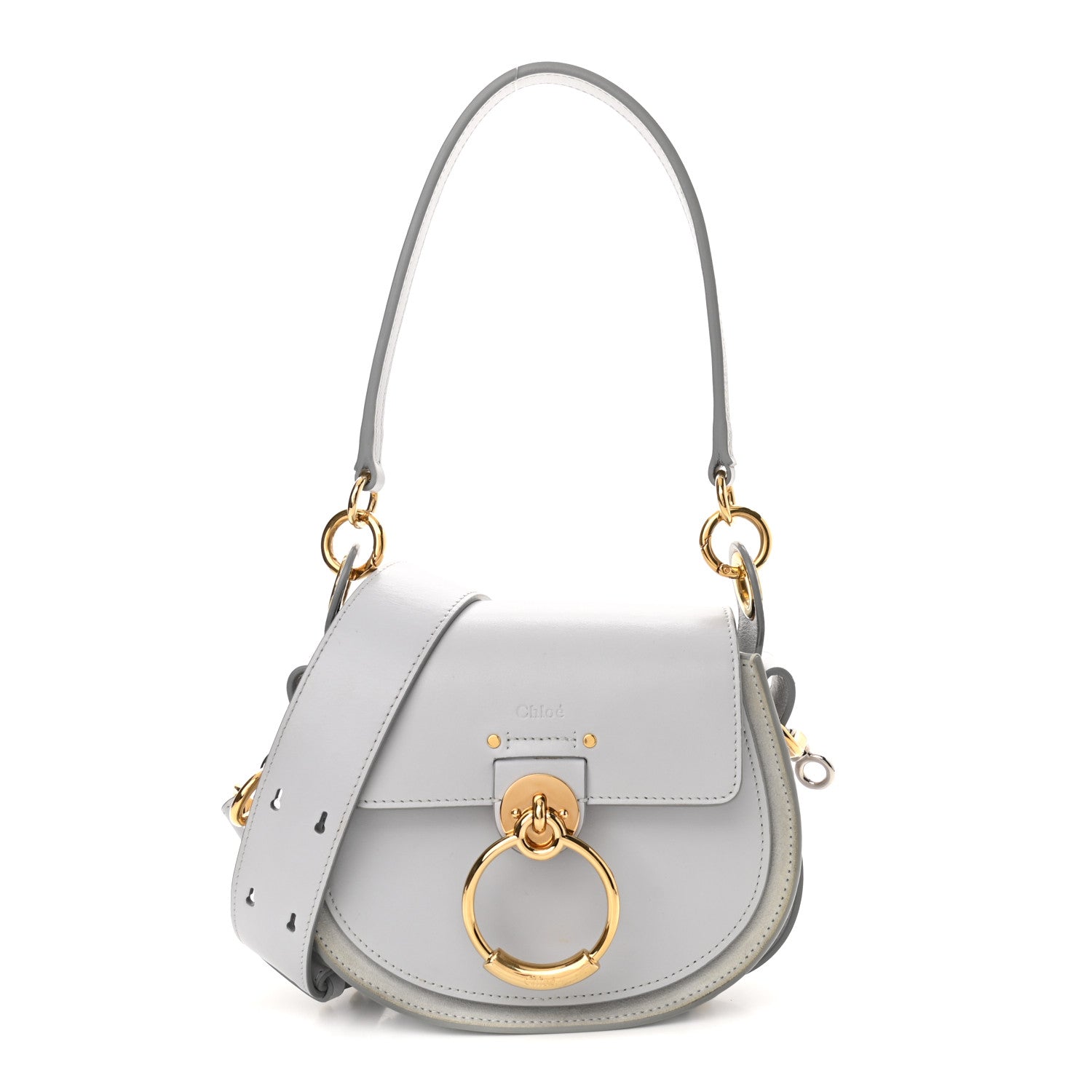 Chloe Calfskin Small Tess Bag Light Cloud 1 of 10