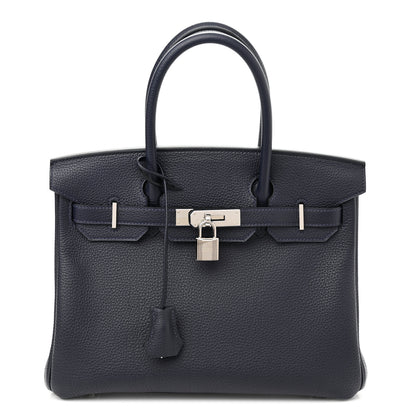 Hermes Togo Birkin 30 Bleu Nuit 1 of 11