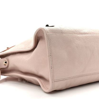 Balenciaga Chevre Silver Metallic Edge Hardware City Rose Aubepine Bois de Rose 10 of 13