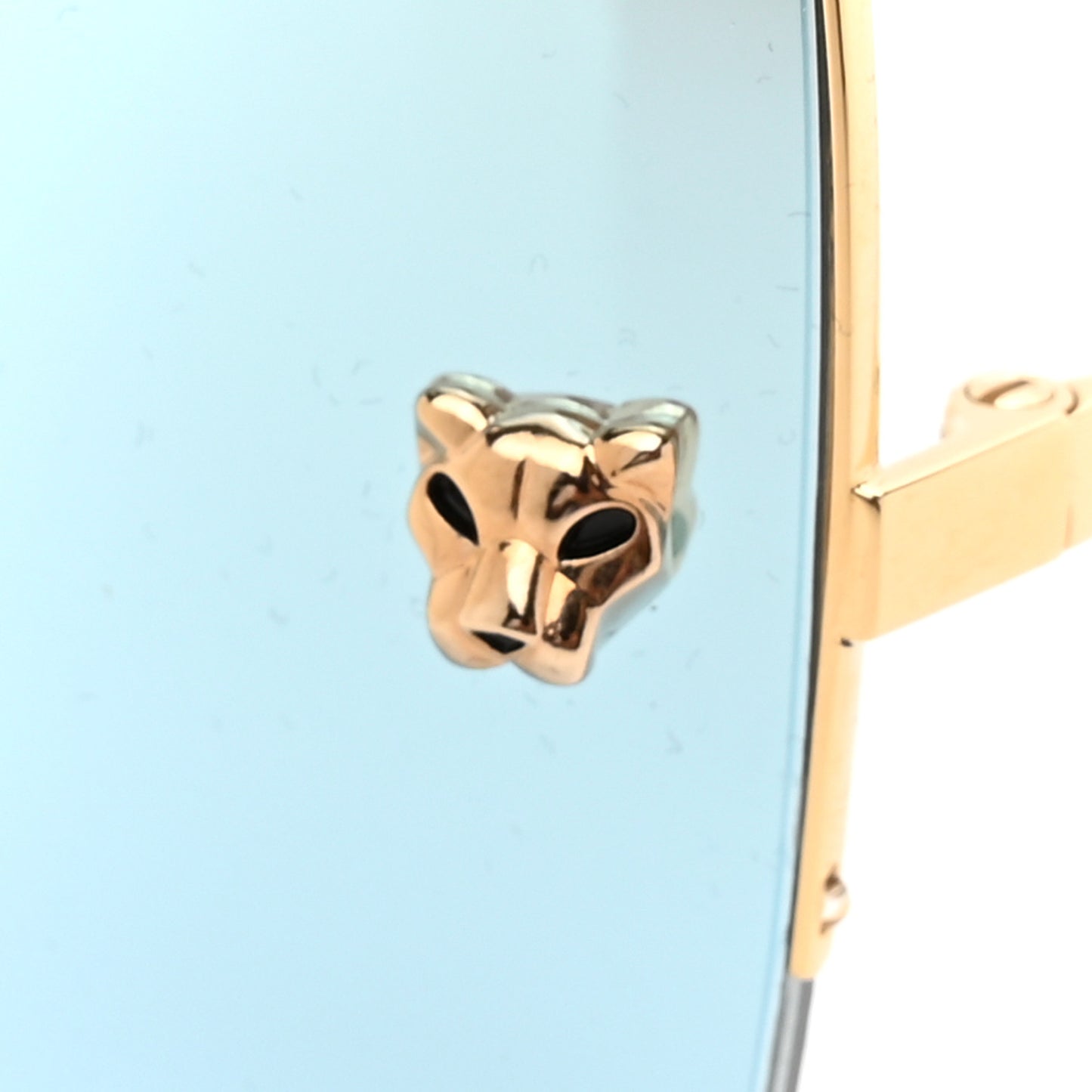 Panthere De Cartier Sunglasses CT0121S Gold
