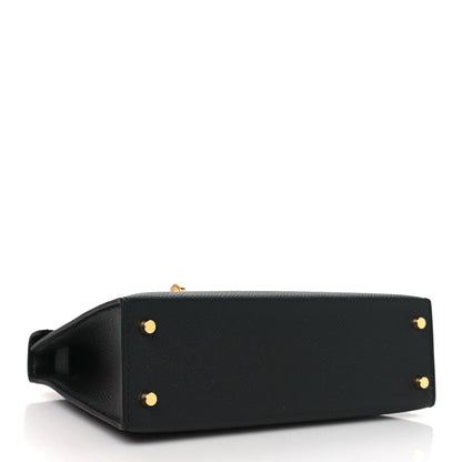 Hermes Epsom Mini Kelly Sellier 20 Black 4 of 11