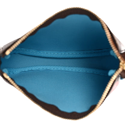 Louis Vuitton Monogram 2022 Christmas Animation Tokyo Mini Pochette Accessories Blue 5 of 9