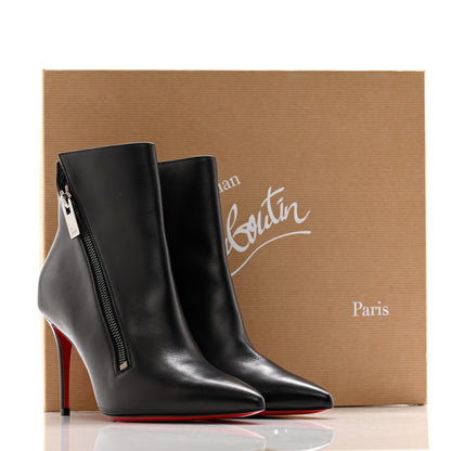 Christian Louboutin Calfskin Birgikate 85 Ankle Boots 37.5 Black 9 of 9