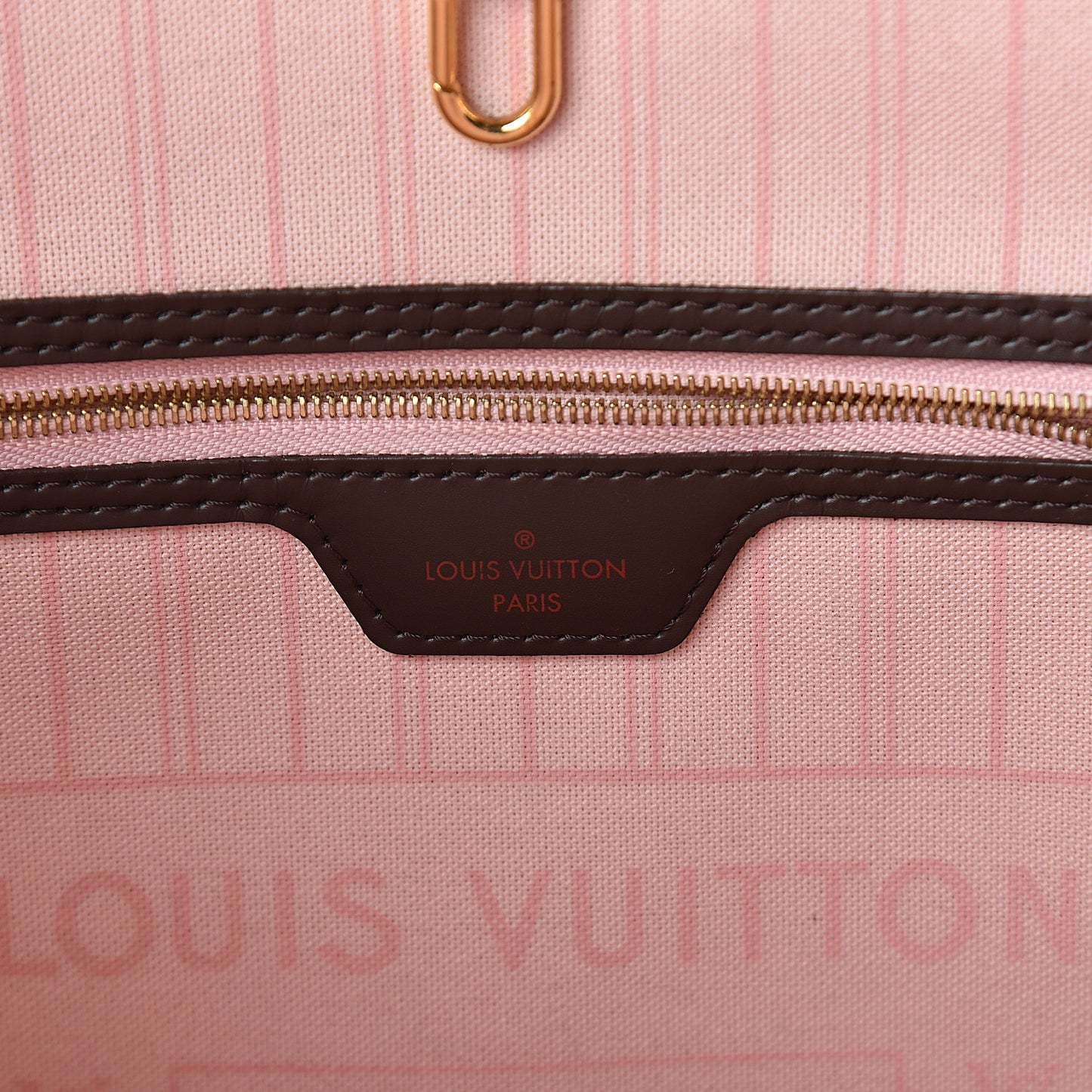 Damier Ebene Neo Neverfull MM Rose Ballerine