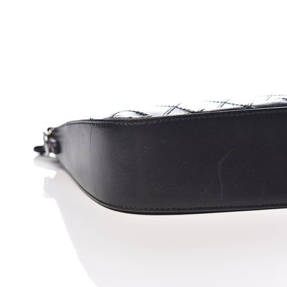 Chanel Lambskin Diamond Stitched Shoulder Bag Black 7 of 10