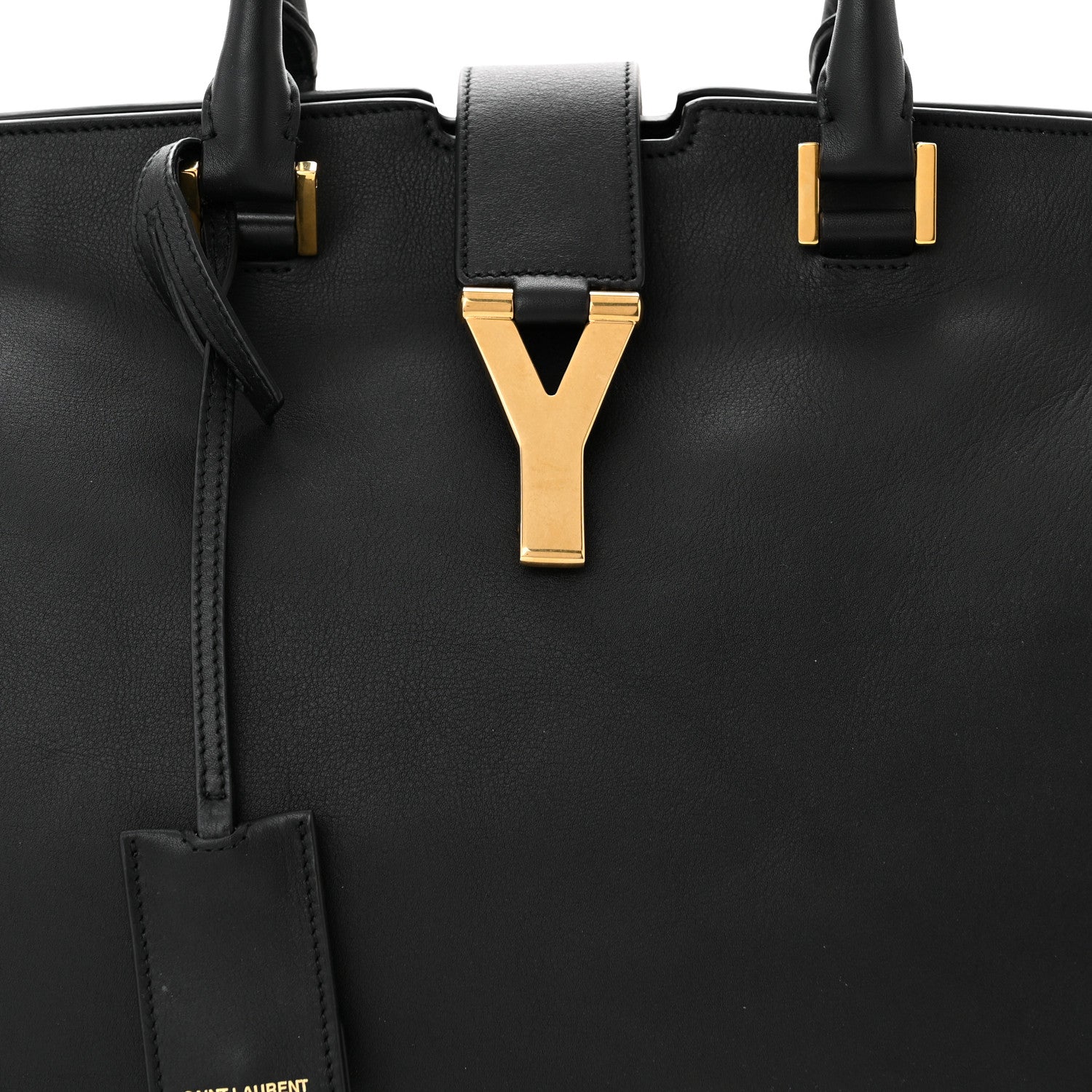 Saint Laurent Calfskin Medium Classic Y Cabas Black 7 of 9