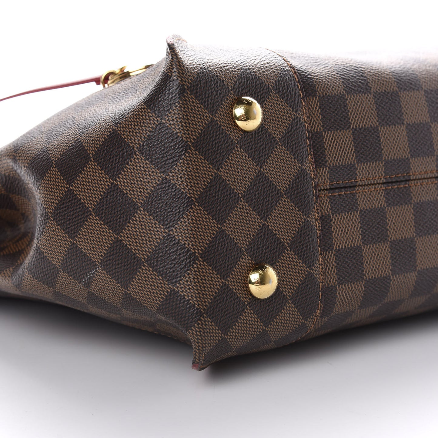 Damier Ebene Caissa Hobo Cherry