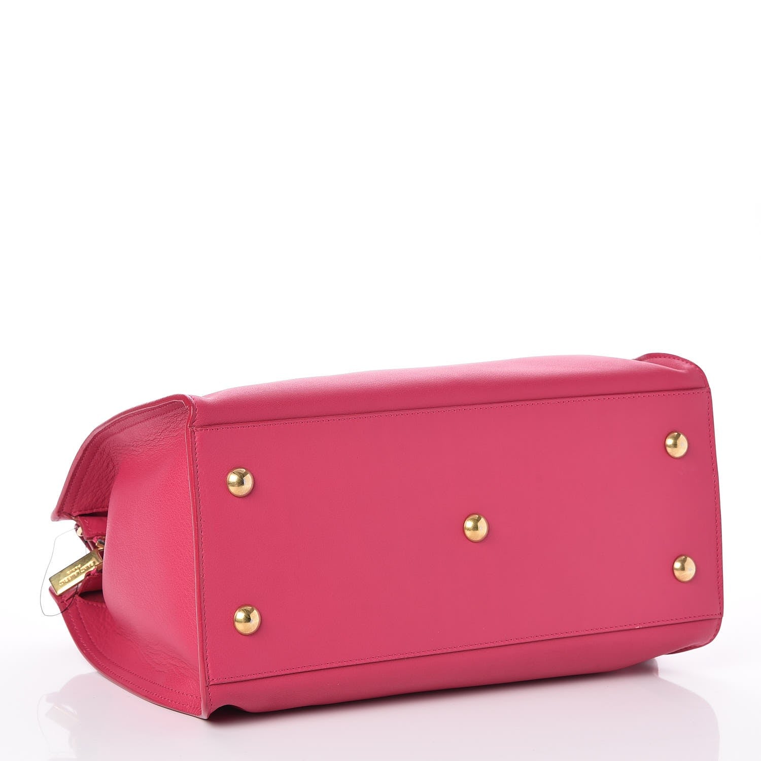 Saint Laurent Calfskin Small Classic Y Cabas Fuchsia 4 of 7