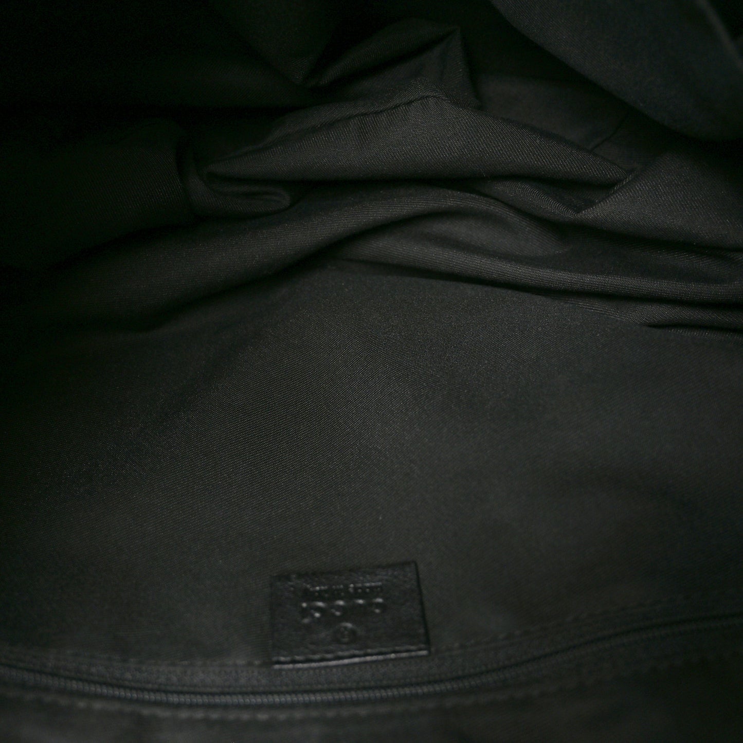 Monogram Large New Ladies Web Hobo Black