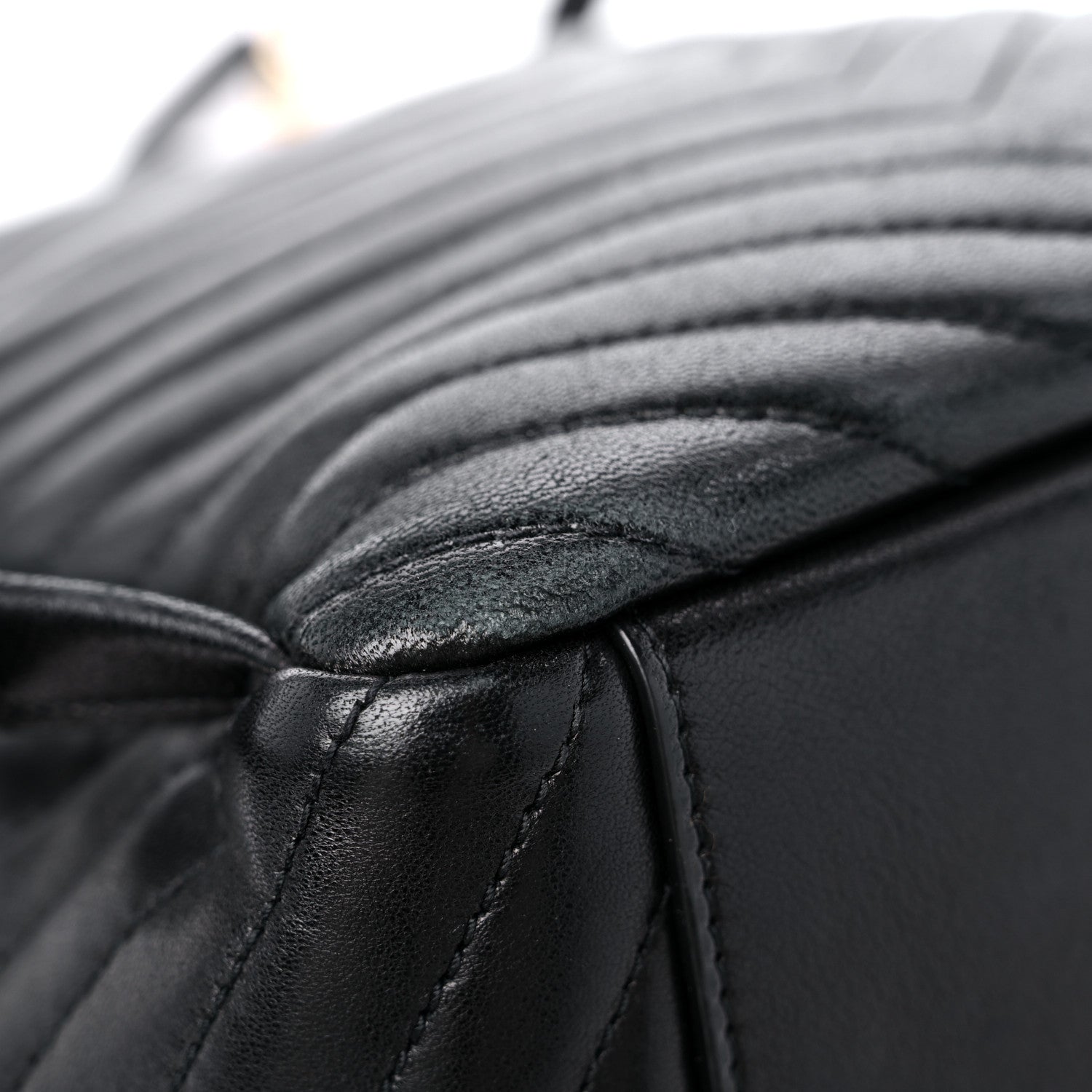 Saint Laurent Lambskin Matelasse Monogram Joe Backpack Black 10 of 12