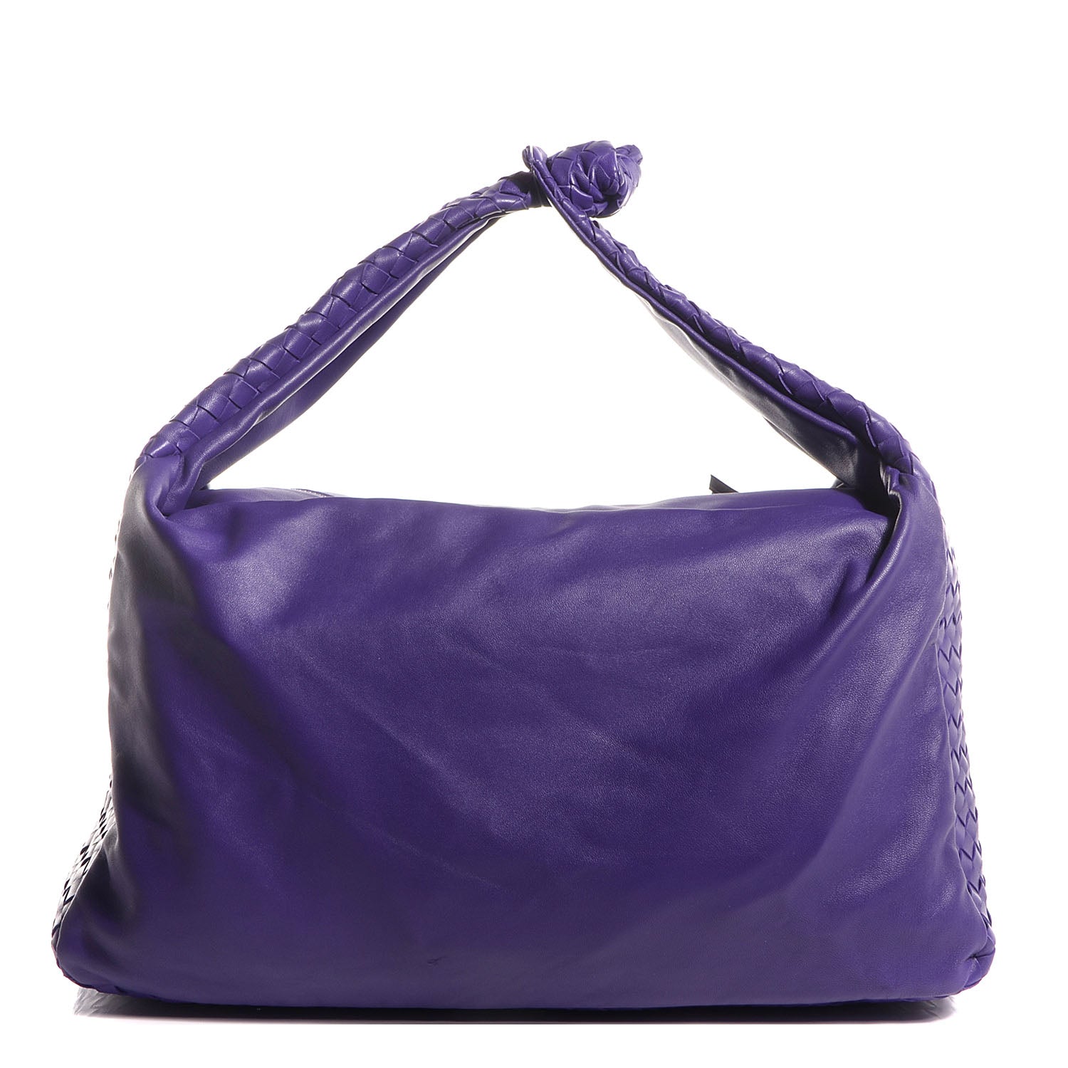 Bottega Veneta Nappa Intrecciato Large Knot Hobo Violet 1 of 9