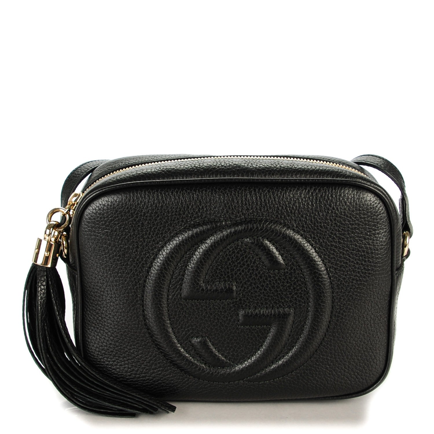 Gucci Pebbled Calfskin Small Soho Disco Bag Black 1 of 7