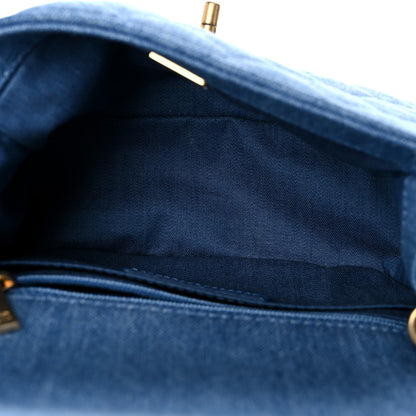 Chanel Denim Quilted Mini Pearl Crush Flap Blue 5 of 10