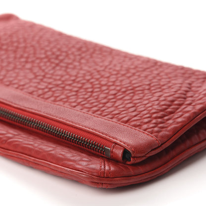 Alexander Wang Textured Lambskin Dumbo Fold Over Clutch Cayenne 7 of 8