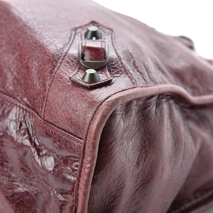 Balenciaga Agneau Classic Hardware City Dark Wine 11 of 16