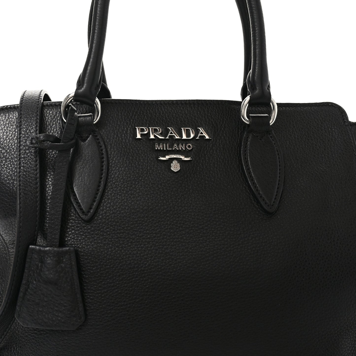 Vitello Phenix Tote Black