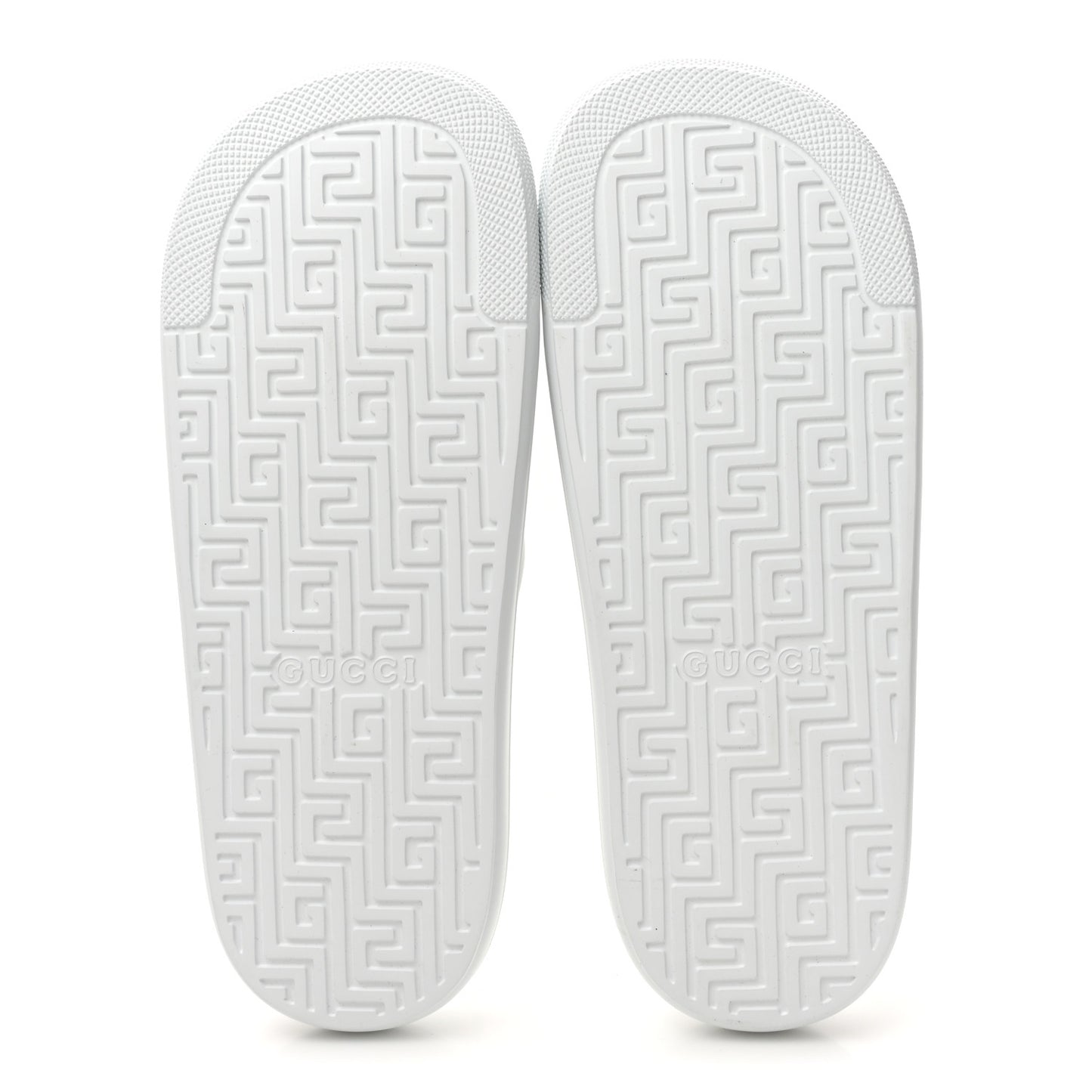 Rubber Web Mens Slide Sandals 12 White Green Red