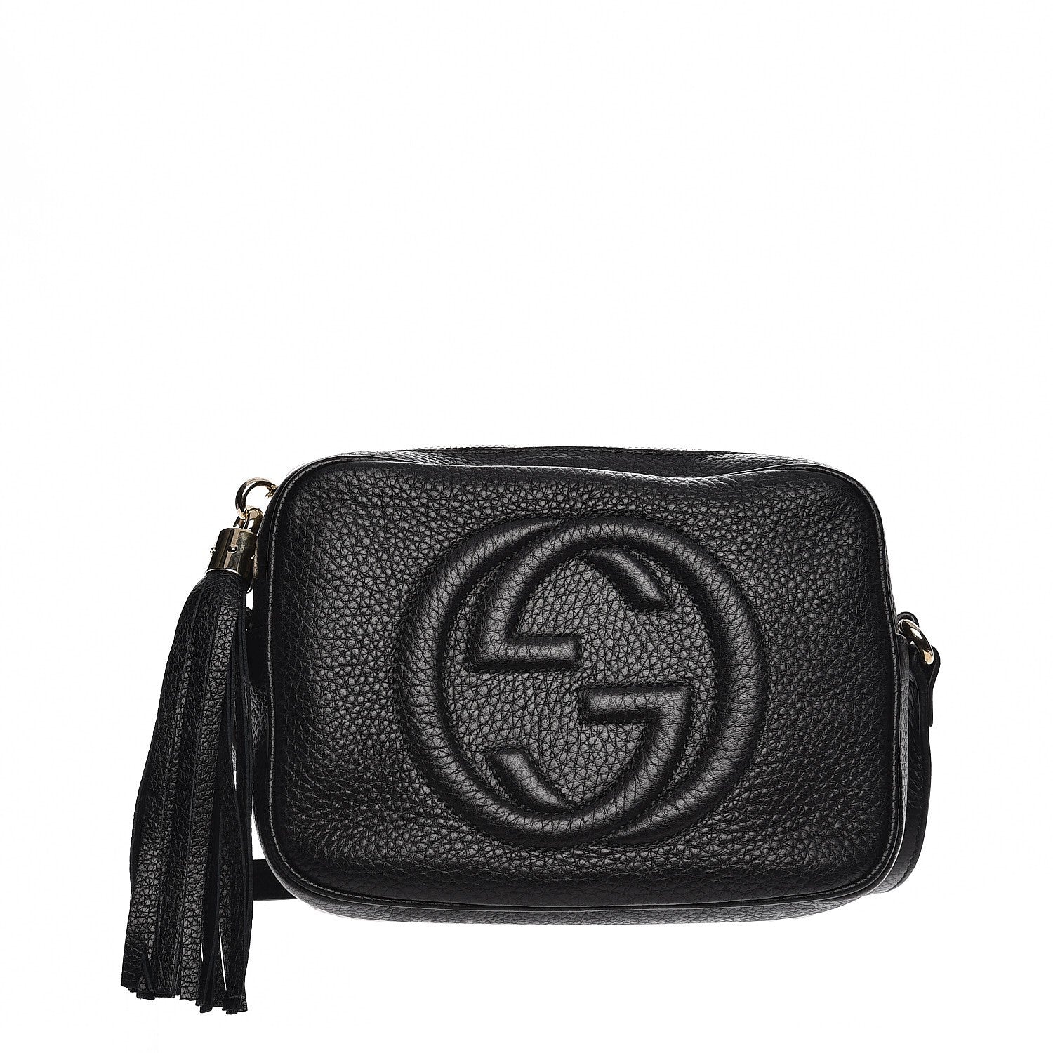 Gucci Pebbled Calfskin Small Soho Disco Bag Black 1 of 7