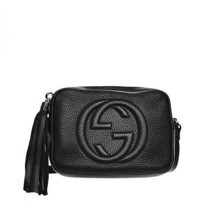 Gucci Pebbled Calfskin Small Soho Disco Bag Black 1 of 7
