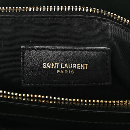 Saint Laurent Calfskin Y Quilted Monogram Medium Loulou Chain Satchel Olive 6 of 11