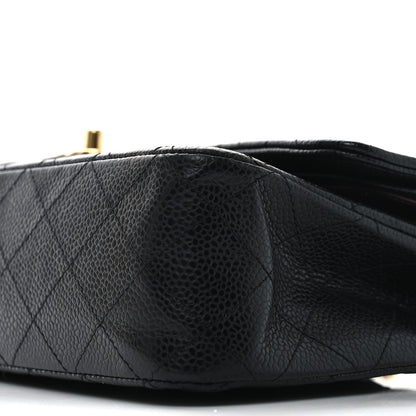 Chanel Caviar Quilted Medium Double Flap Black 10 of 10