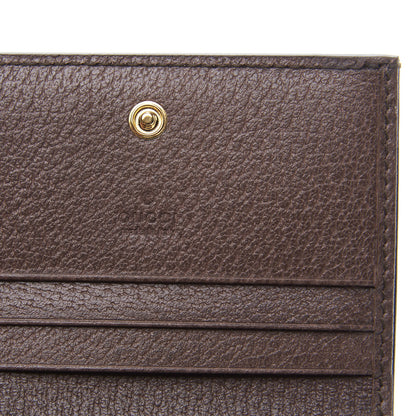 Gucci GG Supreme Monogram Web Ophidia Card Case Beige New Acero 7 of 9