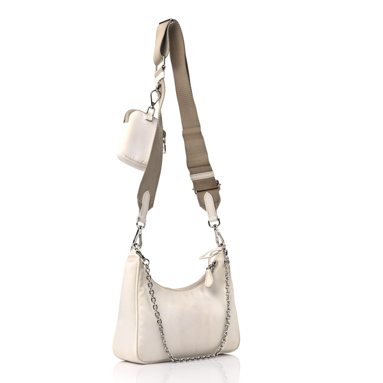 Prada Nylon Re-Edition 2005 Shoulder Bag Cornflower 3 of 17