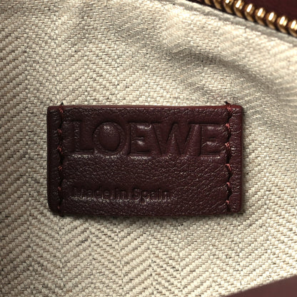 Loewe Soft Grained Calfskin Small Puzzle Edge Bag Dark Burgundy 6 of 9