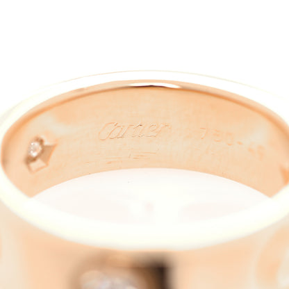Cartier 18K Yellow Gold 3 Diamond 5.5mm LOVE Ring 49 4.75 7 of 11