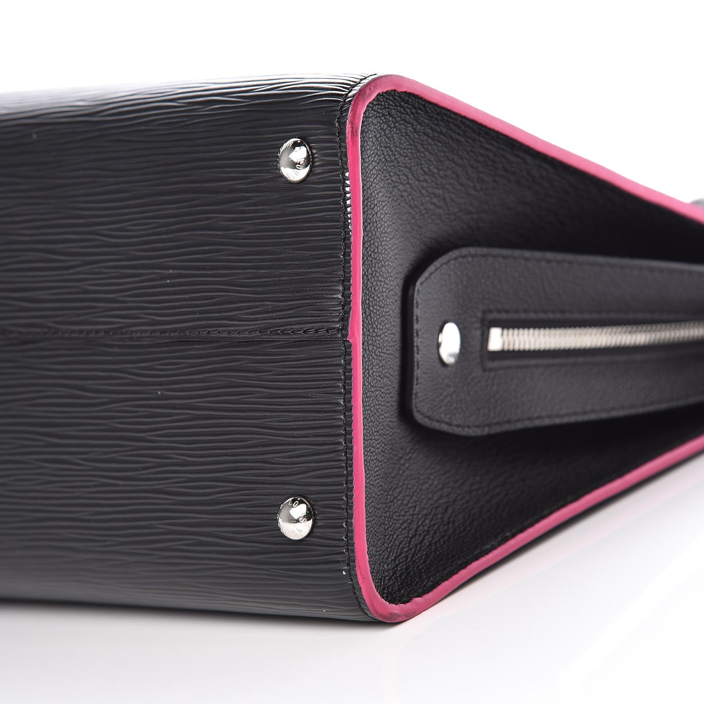 Epi Vaneau GM Black Hot Pink