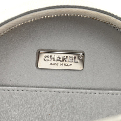 Chanel Metallic Lizard Round As Earth Evening Bag Silver 6 of 14