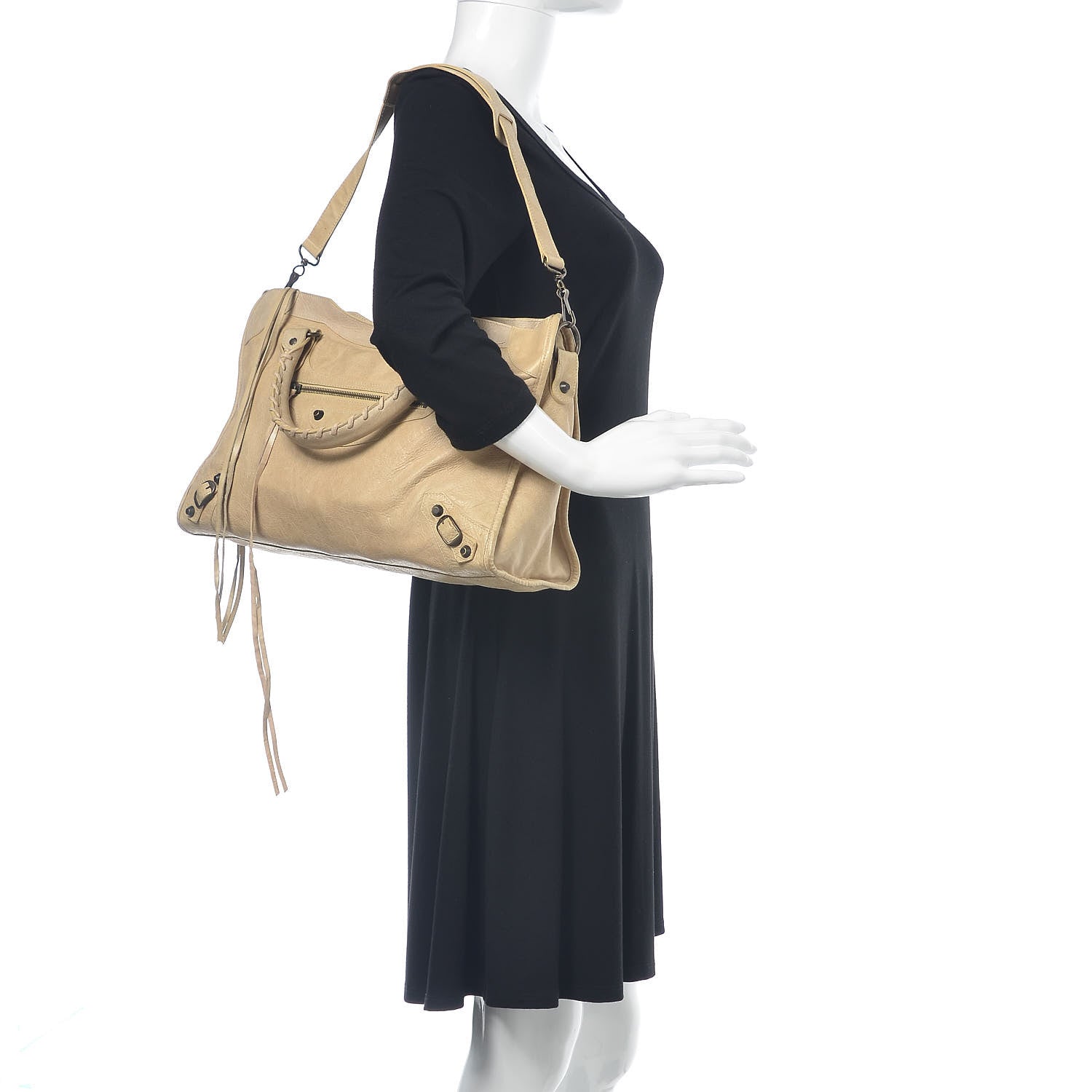 Balenciaga Agneau Classic Hardware S City Sahara 2 of 16