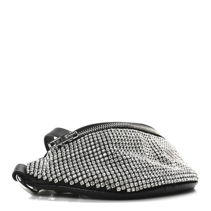 Alexander Wang Rhinestone Mesh Mini Attica Belt Bag Black 4 of 9