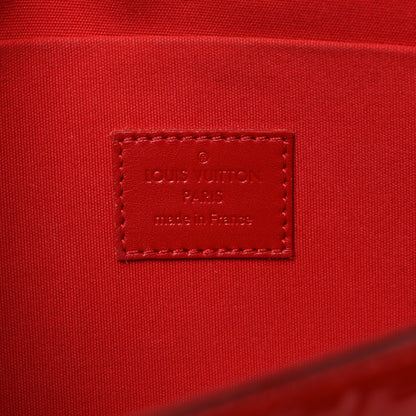 Louis Vuitton Vernis Felicie Pochette Chain Wallet Cherry 7 of 13