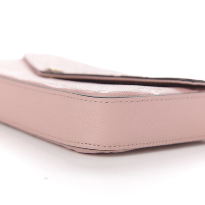 Louis Vuitton Empreinte Pochette Felicie Chain Wallet Rose Poudre 9 of 10