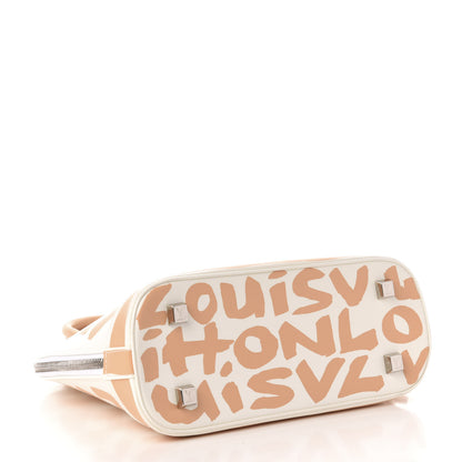 Louis Vuitton Graffiti Alma MM Peach 4 of 10
