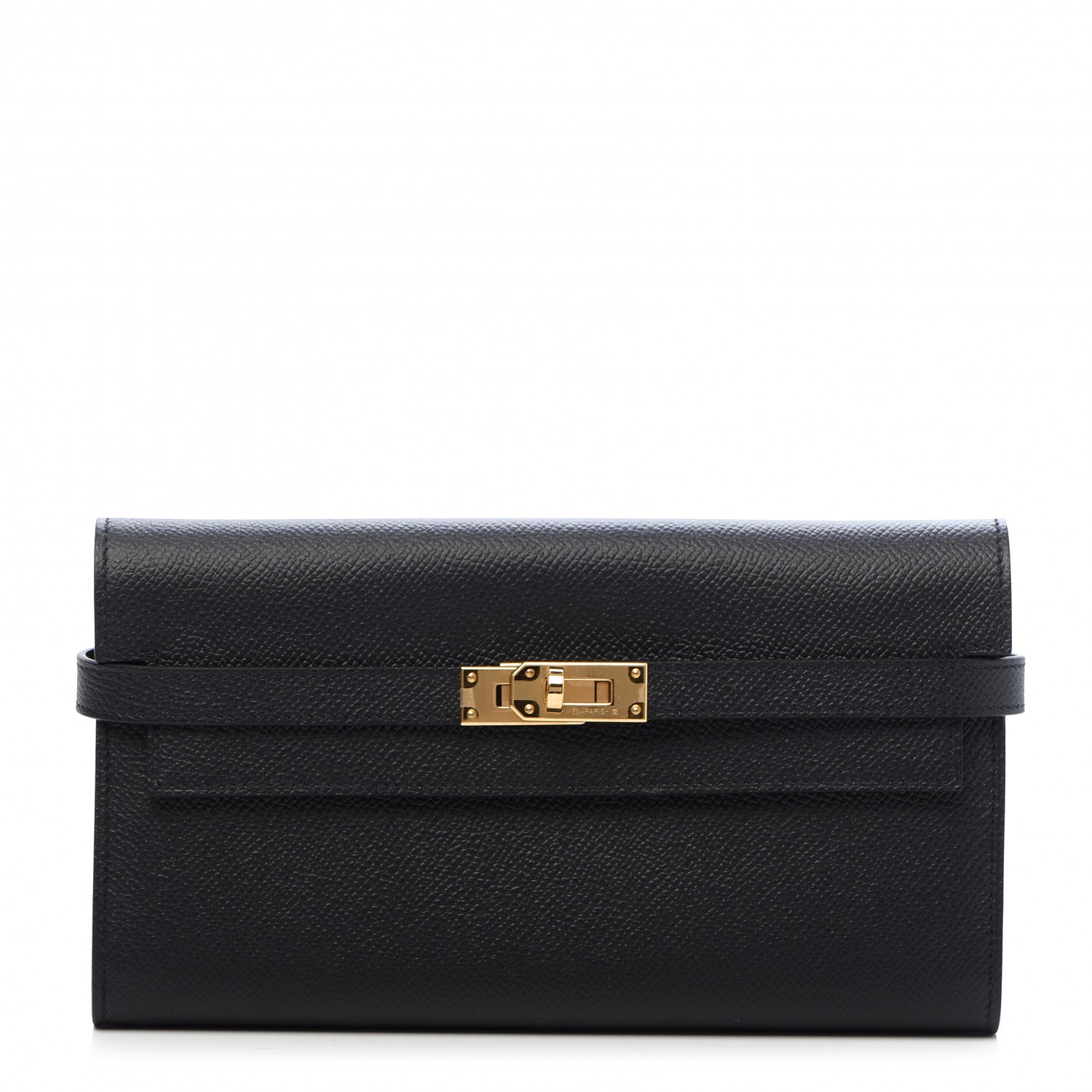 Hermes Epsom Kelly Longue Wallet Black 1 of 9