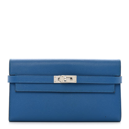 Hermes Epsom Kelly Longue Wallet Mykonos 1 of 9